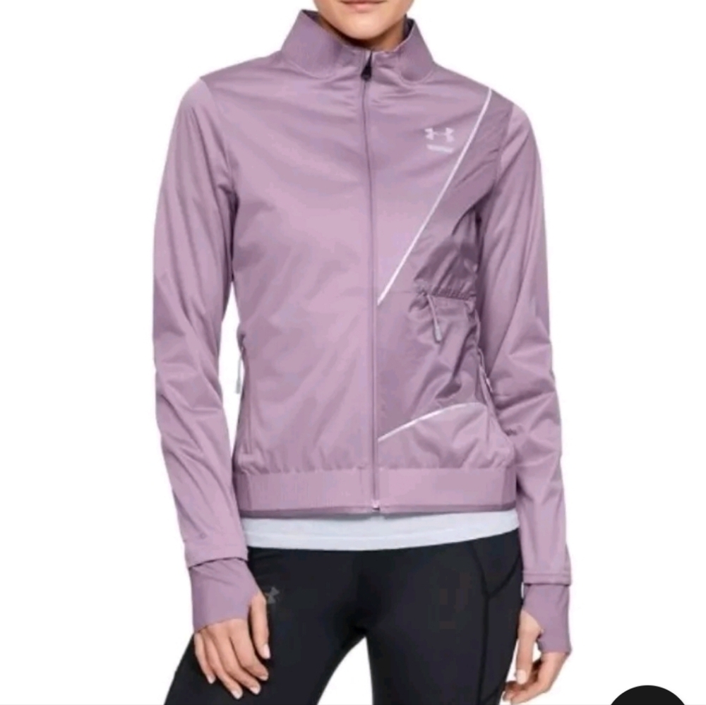 under armour ♡ perpetual run storm fitted jacket xl blokecore clean girl gym